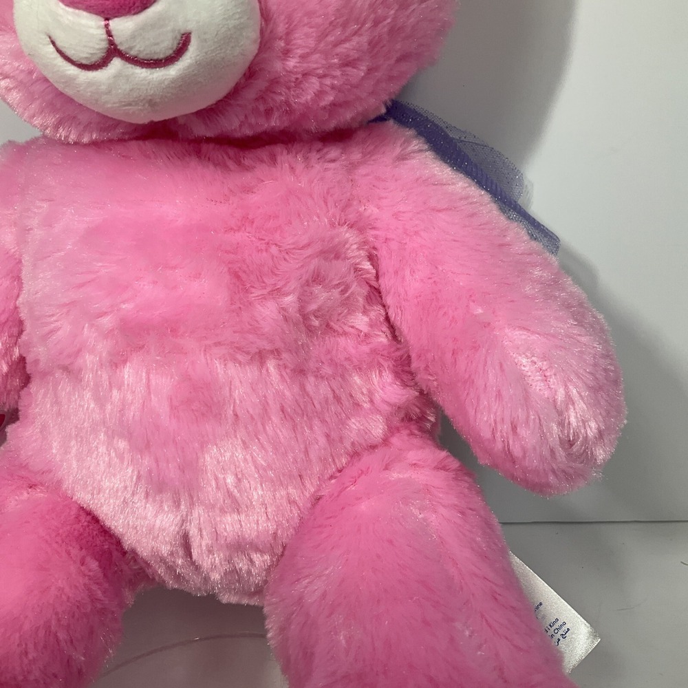 Build a Bear Pink Fairy Butterfly‎ Bear With Wings 15" Soft Stuffed Plush BAB - Picture 4 of 16